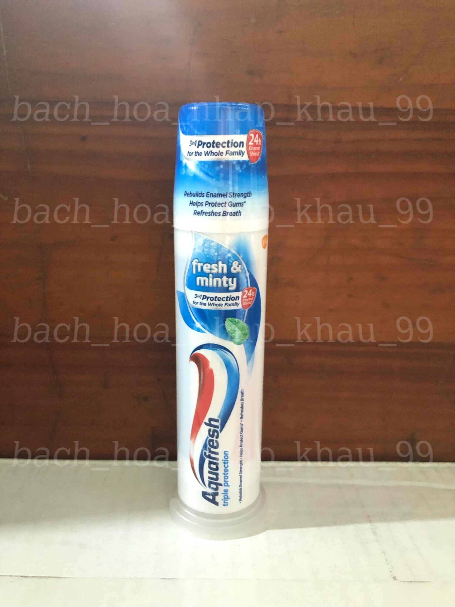 Kem đánh răng aqua fresh triple protection - dạng ống - 100ml