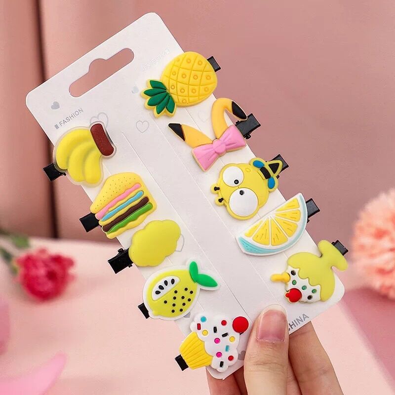 🍀 Set 10 Kẹp Tóc Hàn Quốc Cute Cho Bé Gái 🍀