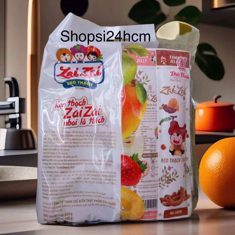 Thạch Zai Zai Đức Hạnh Thanh Dài Túi 700G