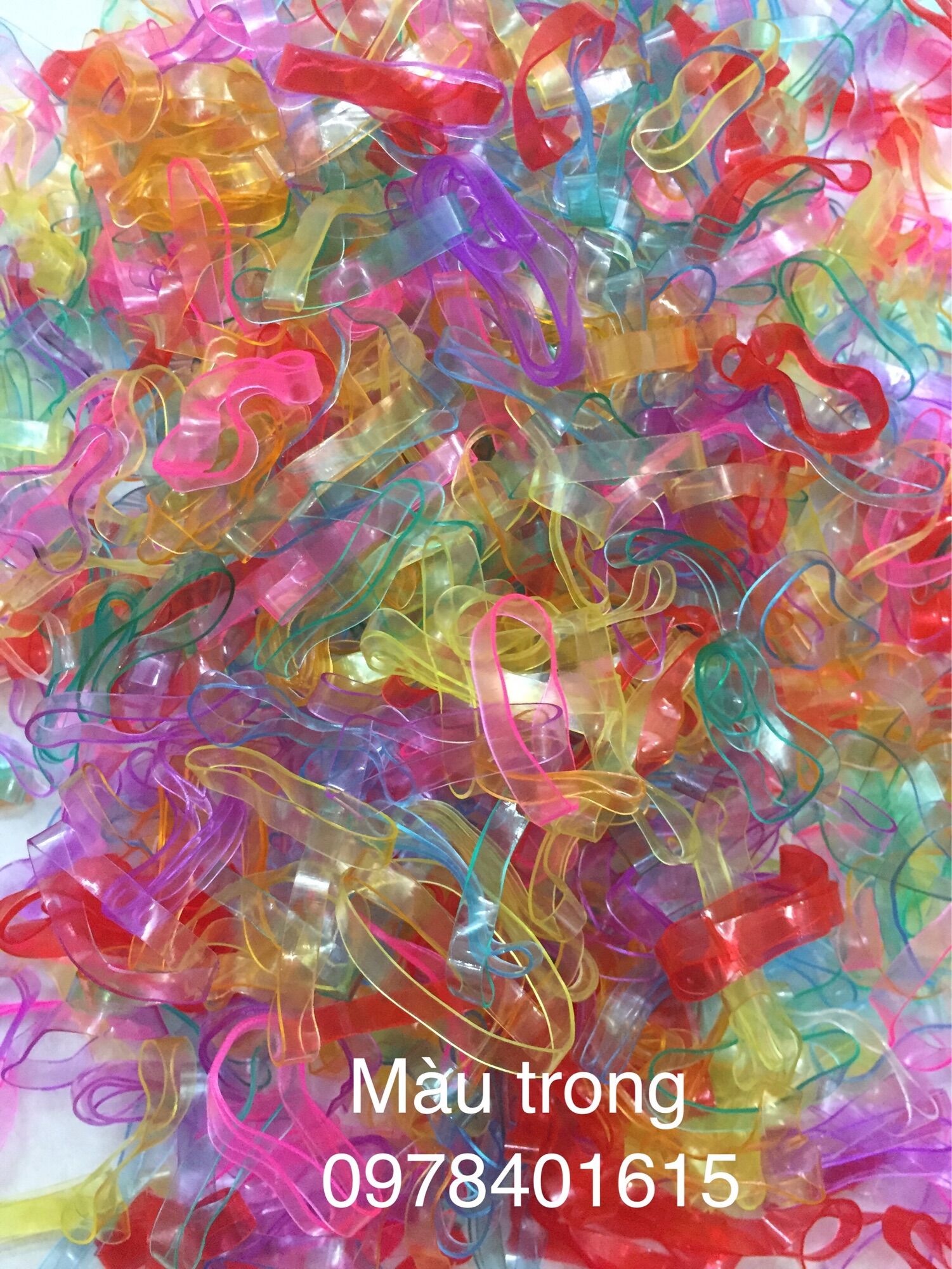 THUN CỘT TÓC ĐỦ MÀU 1KG - T120
