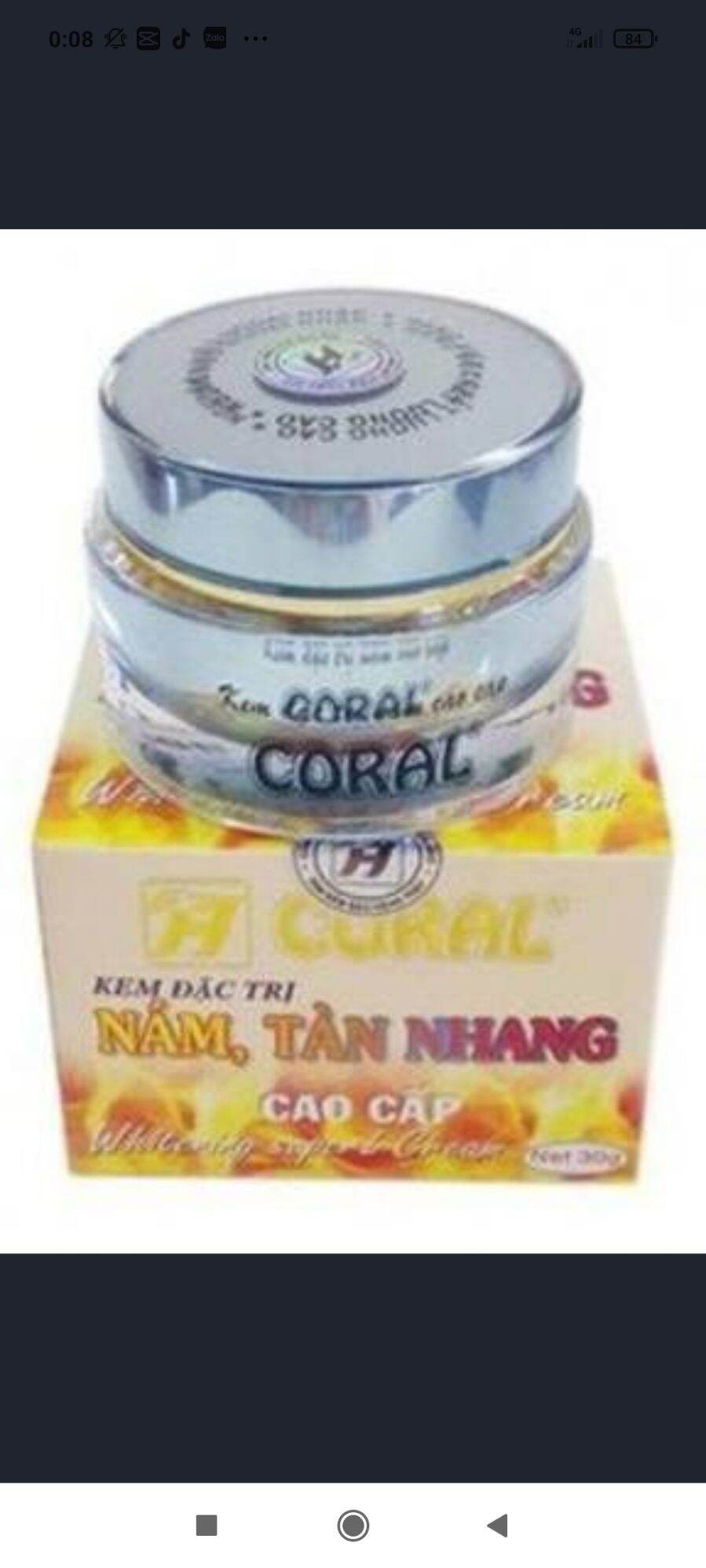 Kem Coral nám tàn nhang 22g