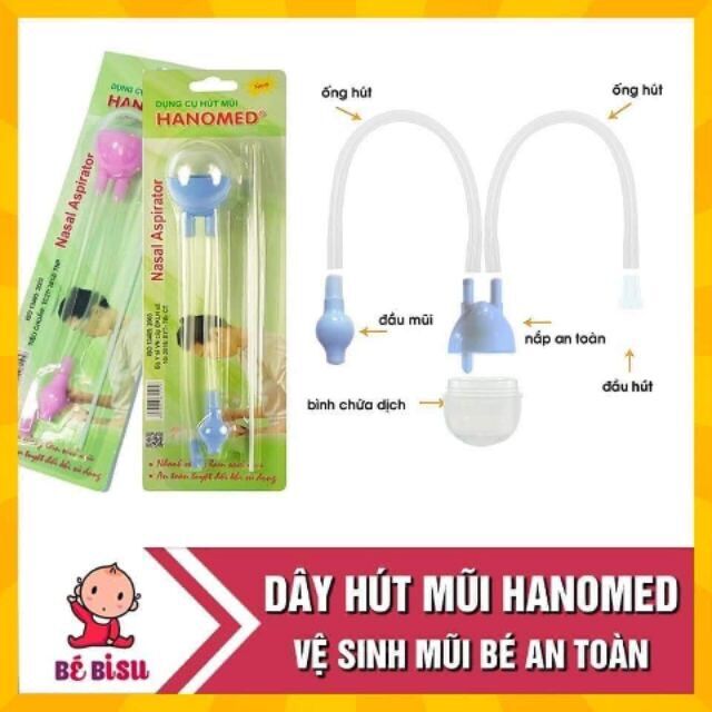 ❤️Ống Hút mũi hanomed cho bé - Không gây đau - dụng cụ hút mũi hanomed cho bé, Hút mũi dây hanomed cho bé - Không gây đau Hút mũi hanomed cho bé, dụng cụ vệ sinh mũi cho trẻ, đầu hút mềm, ống hút mũi dây hanomed