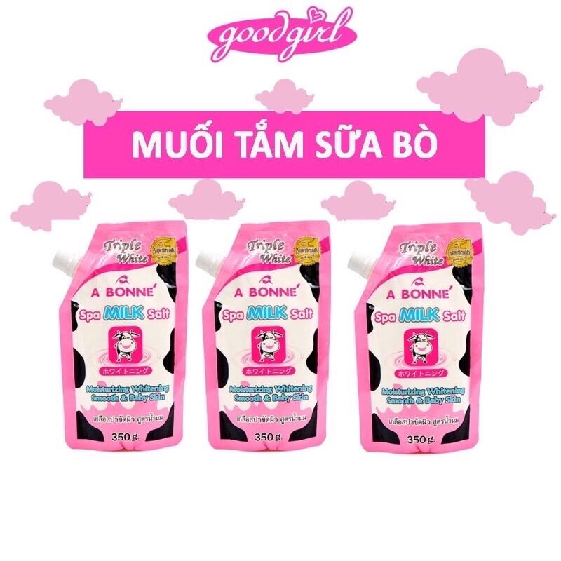 Muối Tắm Sữa Bò Thái Lan A Bonne Spa Milk Salt 350G