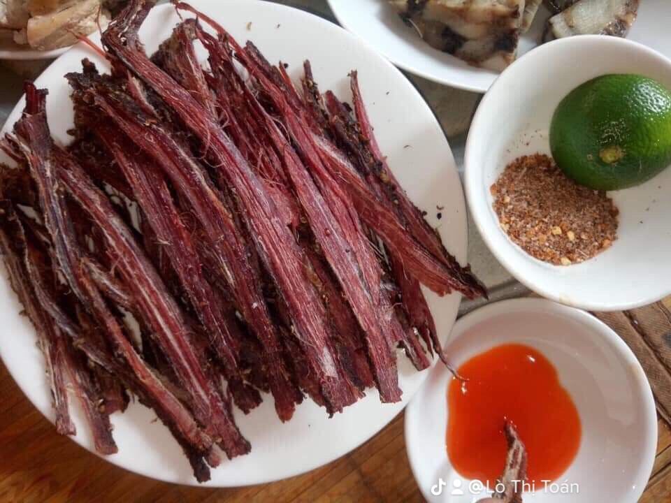 Thịt trâu sấy