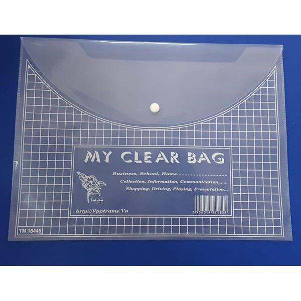 TÚI CLEAR BAG, TÚI KHUY ĐỰNG TÀI LIỆU (20 CÁI)
