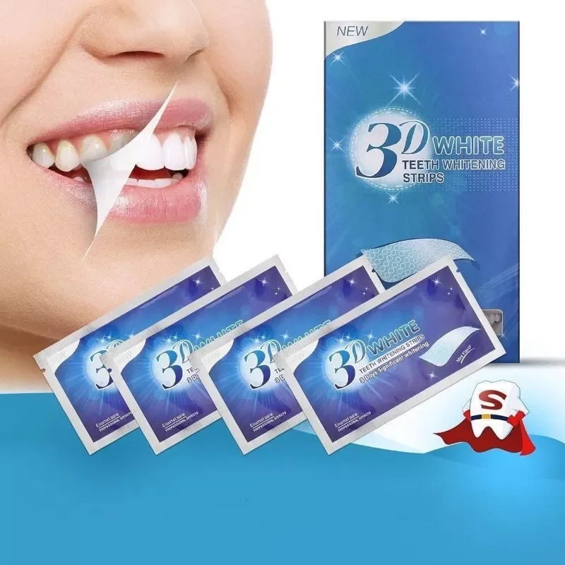 Hộp 7 miếng dán trắng răng 3D White tiện lợi