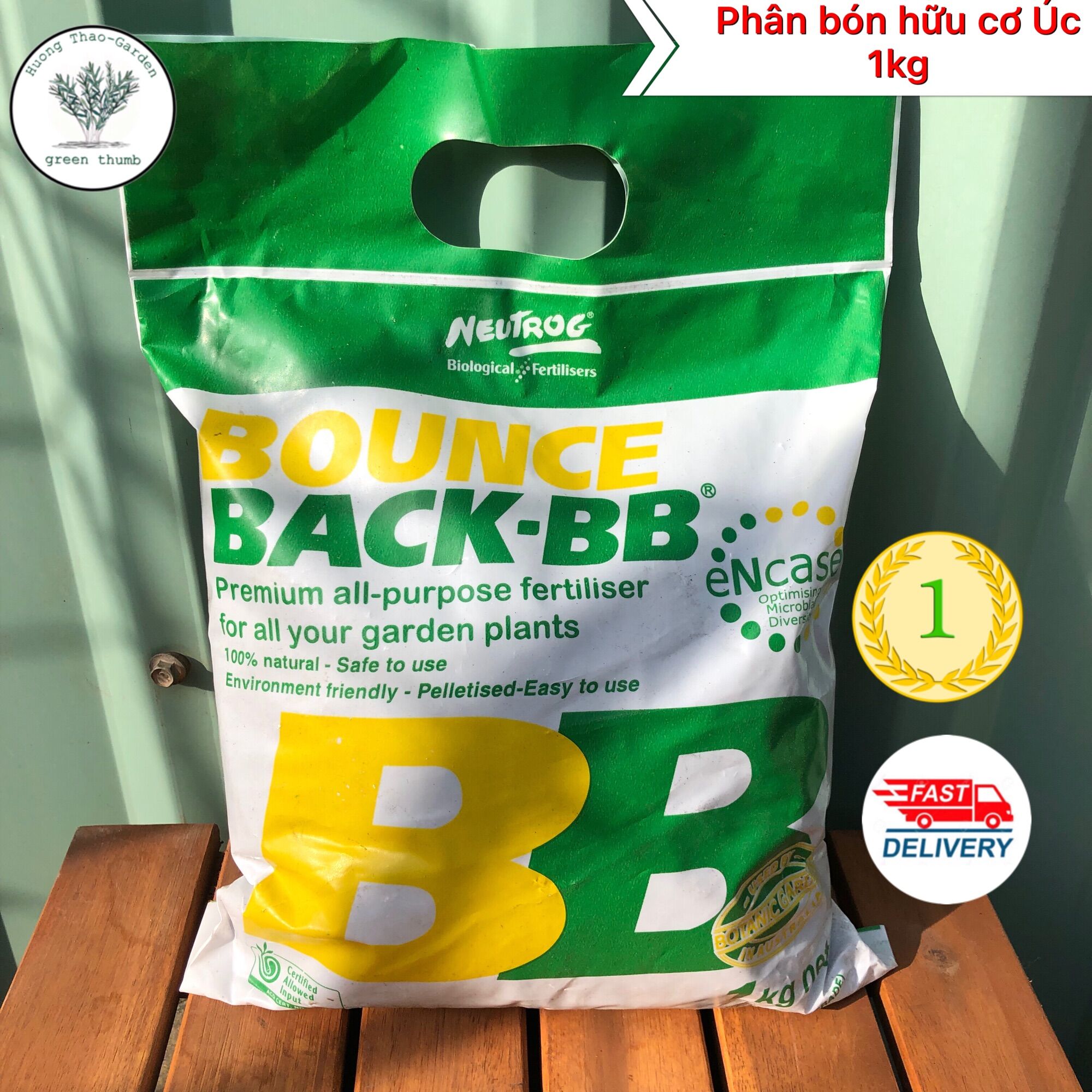 Túi 1kg phân hữu cơ đậm đặc úc - bounce back