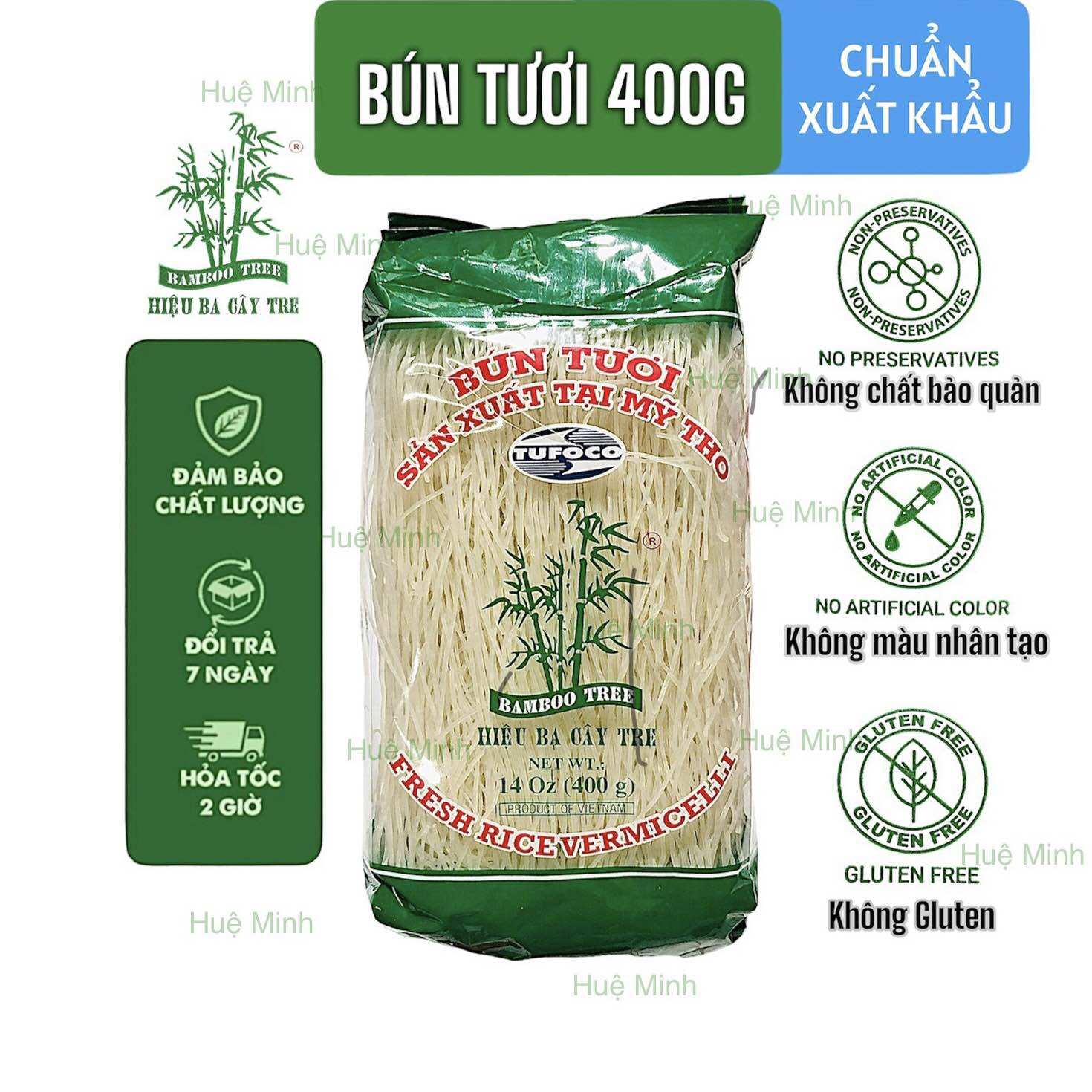 Bún hiệu ba cây tre loại a chuẩn xuất khẩu 400g