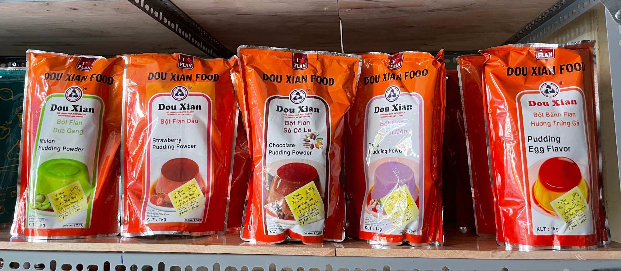 Bột Pudding Hàng Huy gói 1kg
