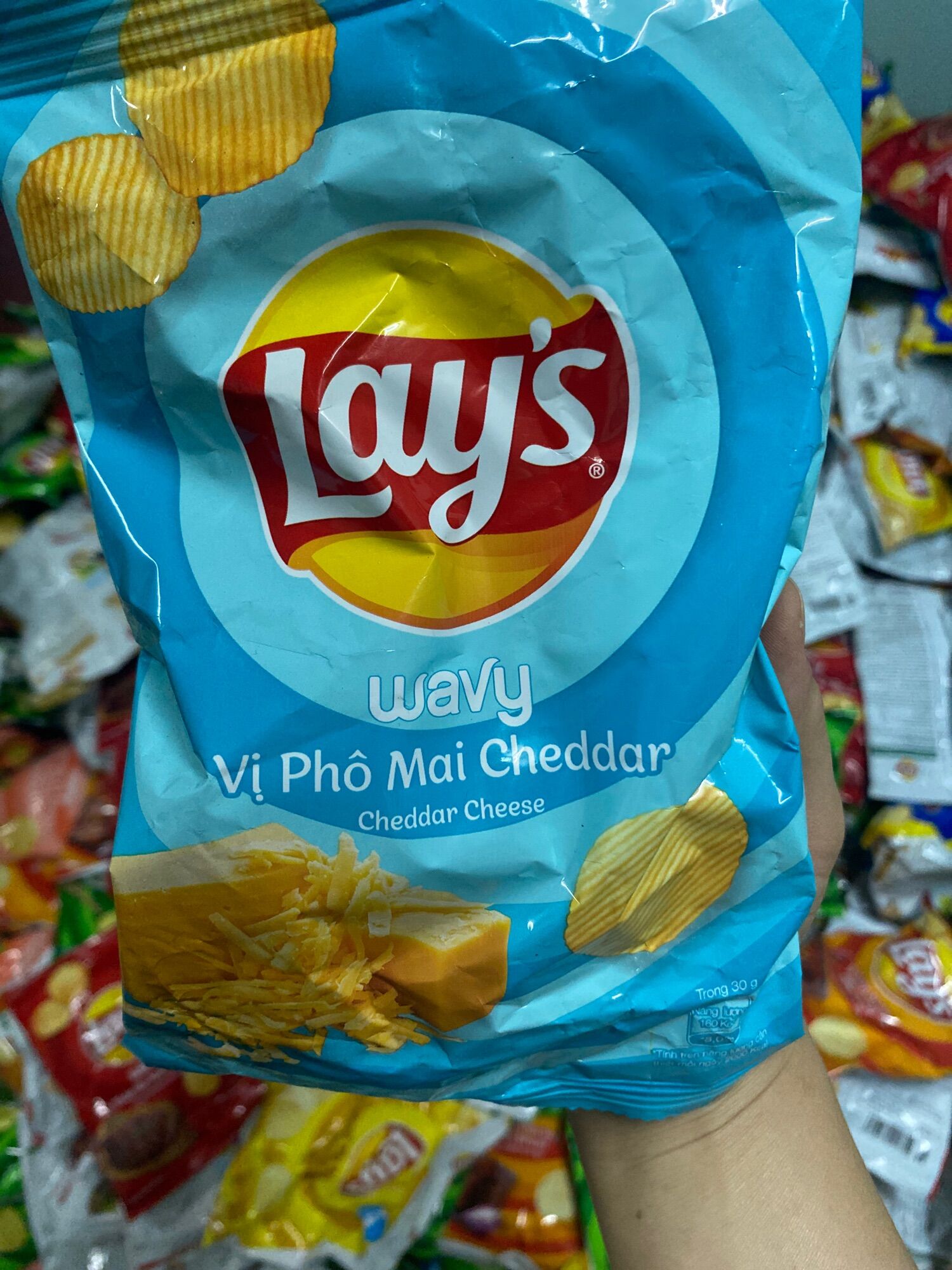 Combo 10 gói Snack Lays mix vị, hàng lỗi xẹp