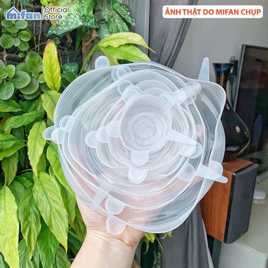 [HCM]BỘ 6 NẮP ĐẬY SILICON