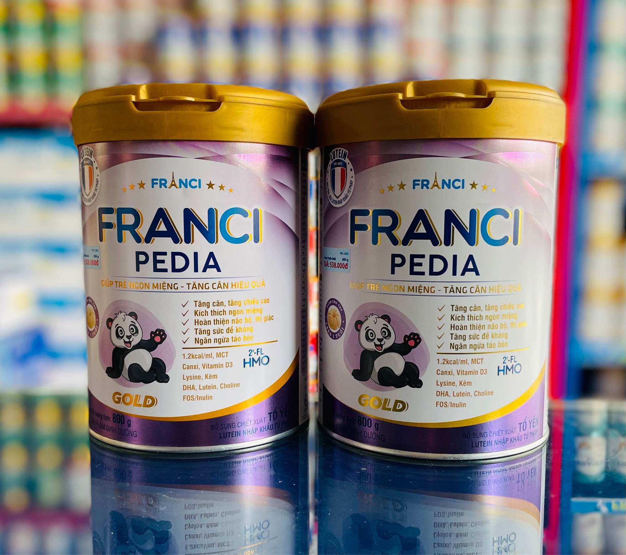 [Combo 2 Lon] Sữa bột Franci Pedia Gold 800g