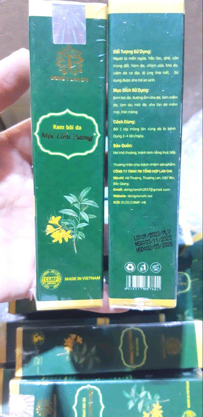 Kem bôi da mộc liễu vương lan chi 20gr