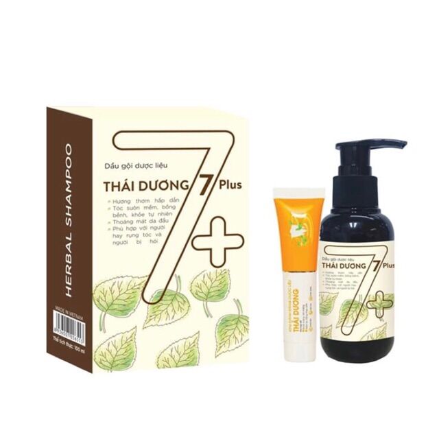 [Hcm]Dầu Gội Dược Liệu Thái Dương 7 Plus Hoà Quyện Các Chiết Xuất Thiên Nhiên Và Mùi Hương Thơm Độc Đáo Quyến Rũ ( Chai 100Ml ) - Bách Hoá Chú Hoài