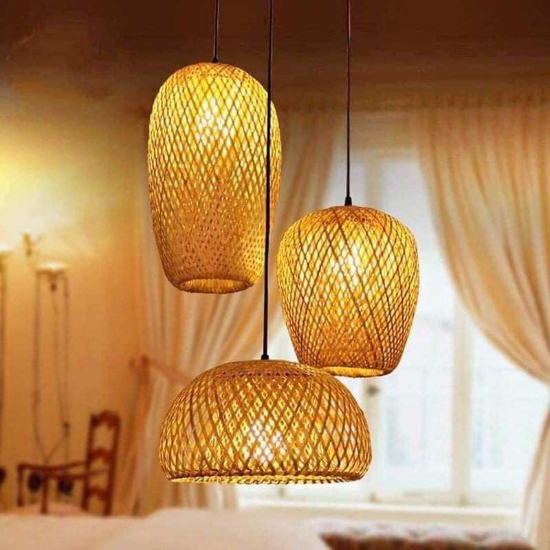 đèn mây tre ,đèn nhót đẹp size 24x40
