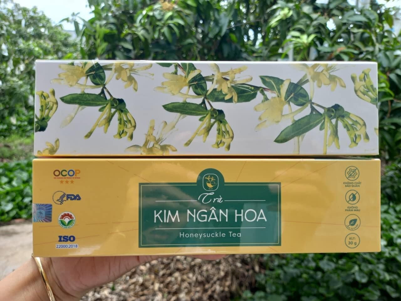 Trà kim ngân hoa chai 30g