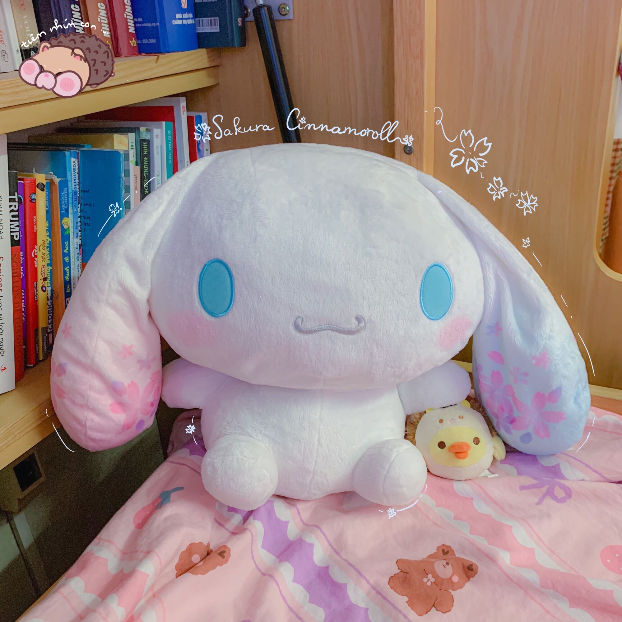[CÓ SẴN] TOREBA Gấu bông Cinnamoroll Sakura Cherry Blossoms Big Plush 2021 Edition | Tiệm Nhím Con