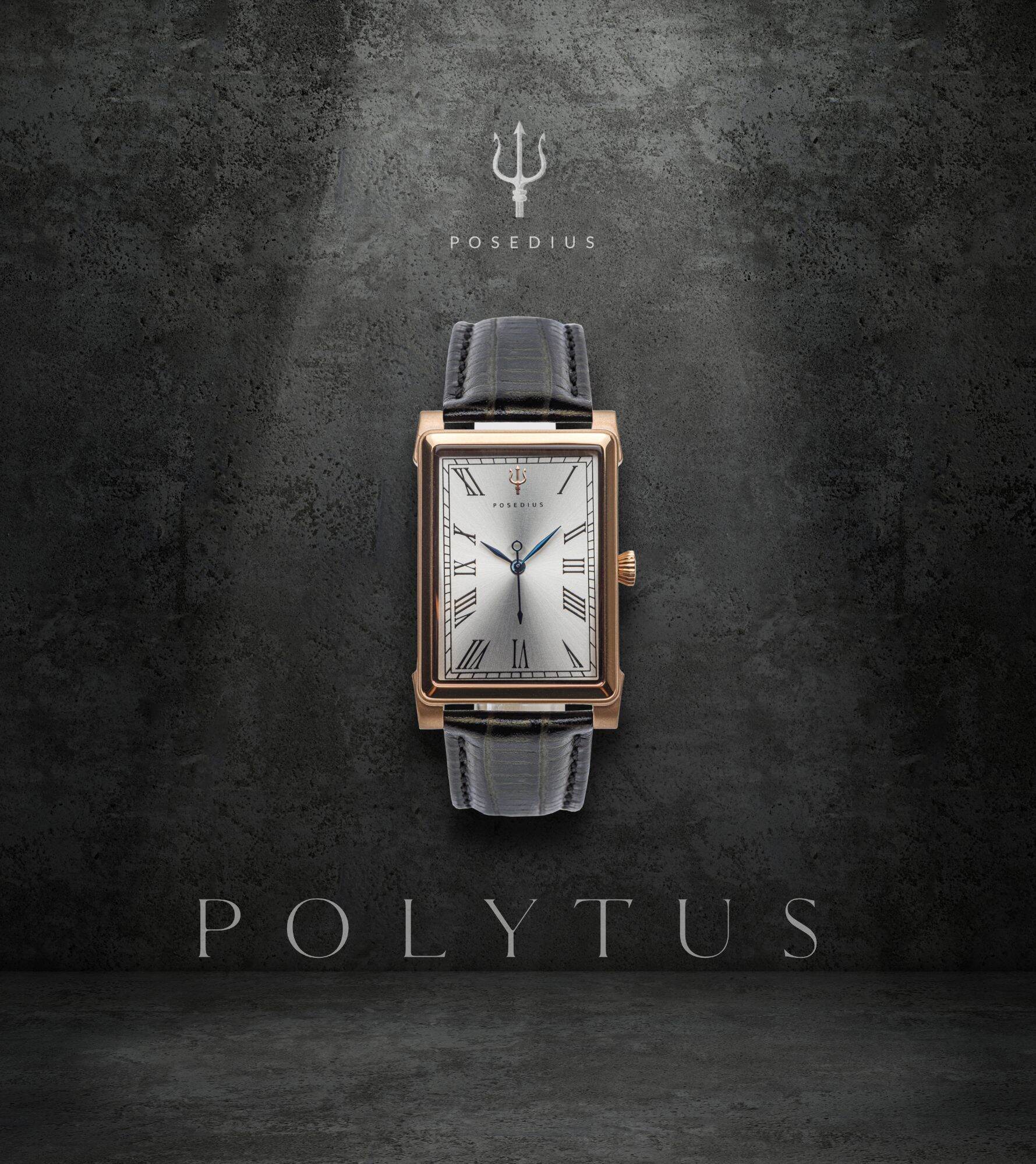 Polytus-03 với dây da vân kỳ đà đen