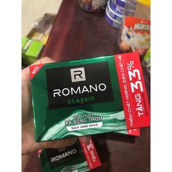 Xà phòng tắm romano bánh 90g