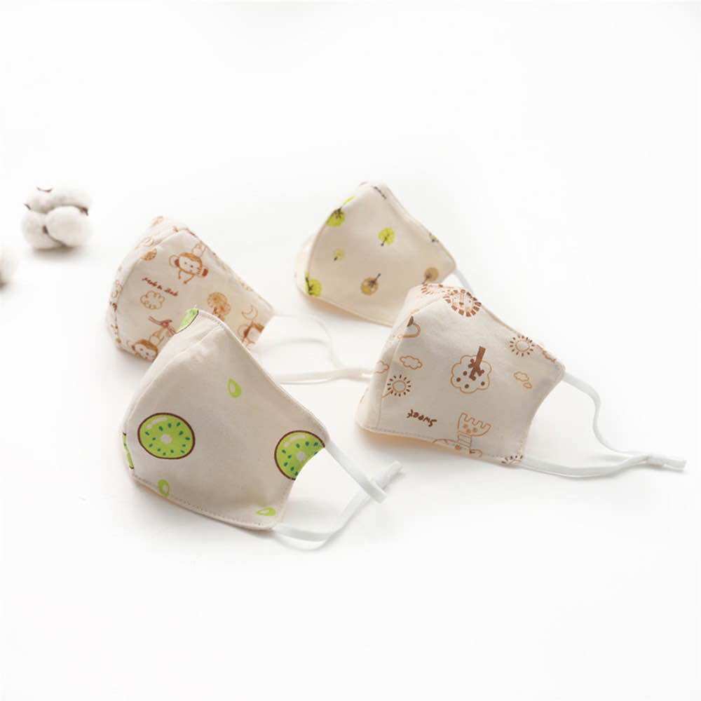 Khẩu trang cao cấp vải 100% cotton 2 lớp cho bé
