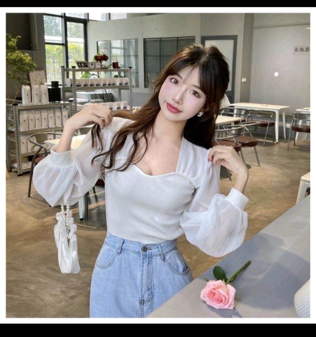 ÁO KIỂU NỮ TAY VOAN PHỒNG