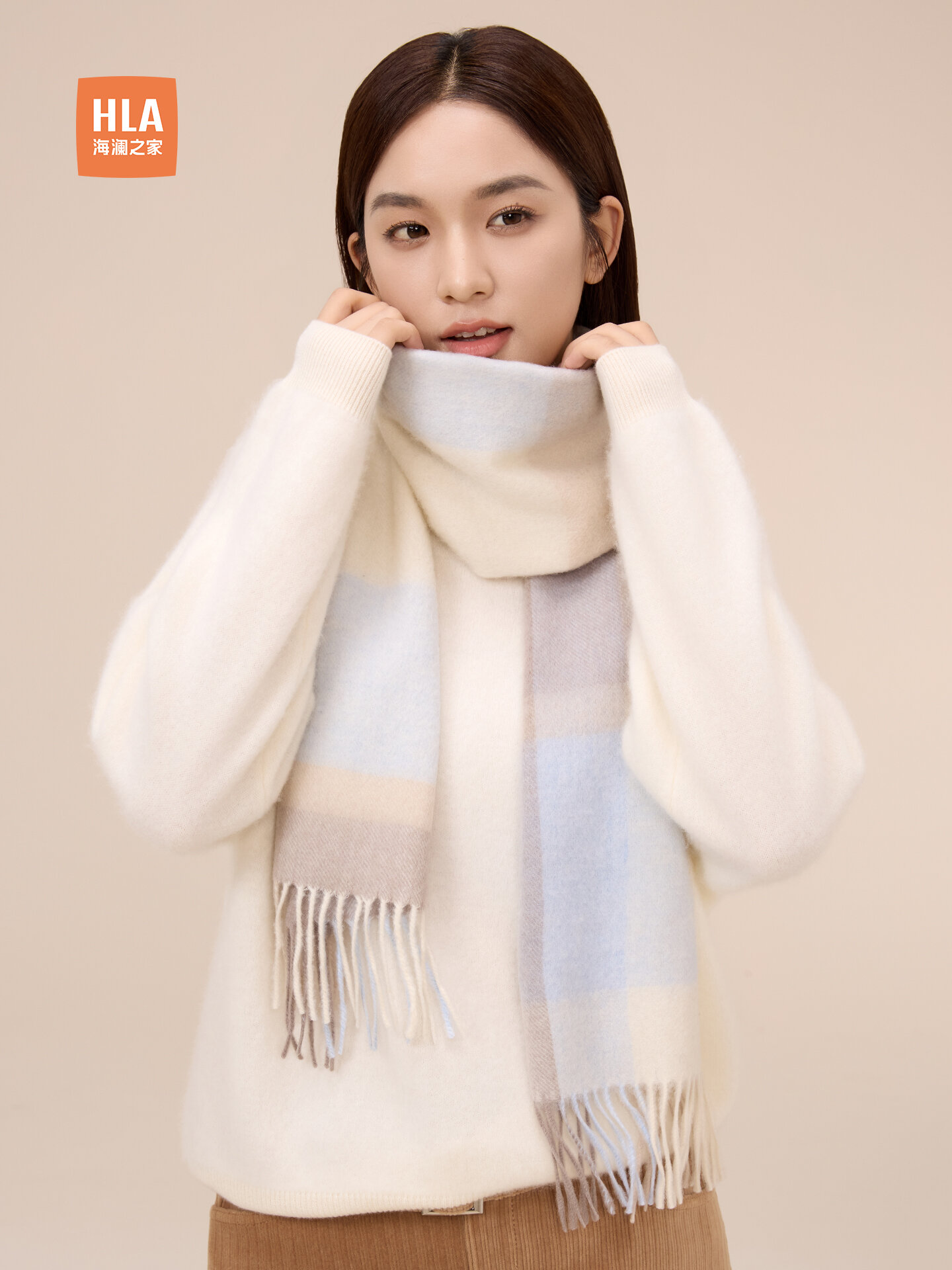 HLA | Warm Boxed Gift Scarf Wool Giá  919,000 Đồng*Miễn phí vận chuyển