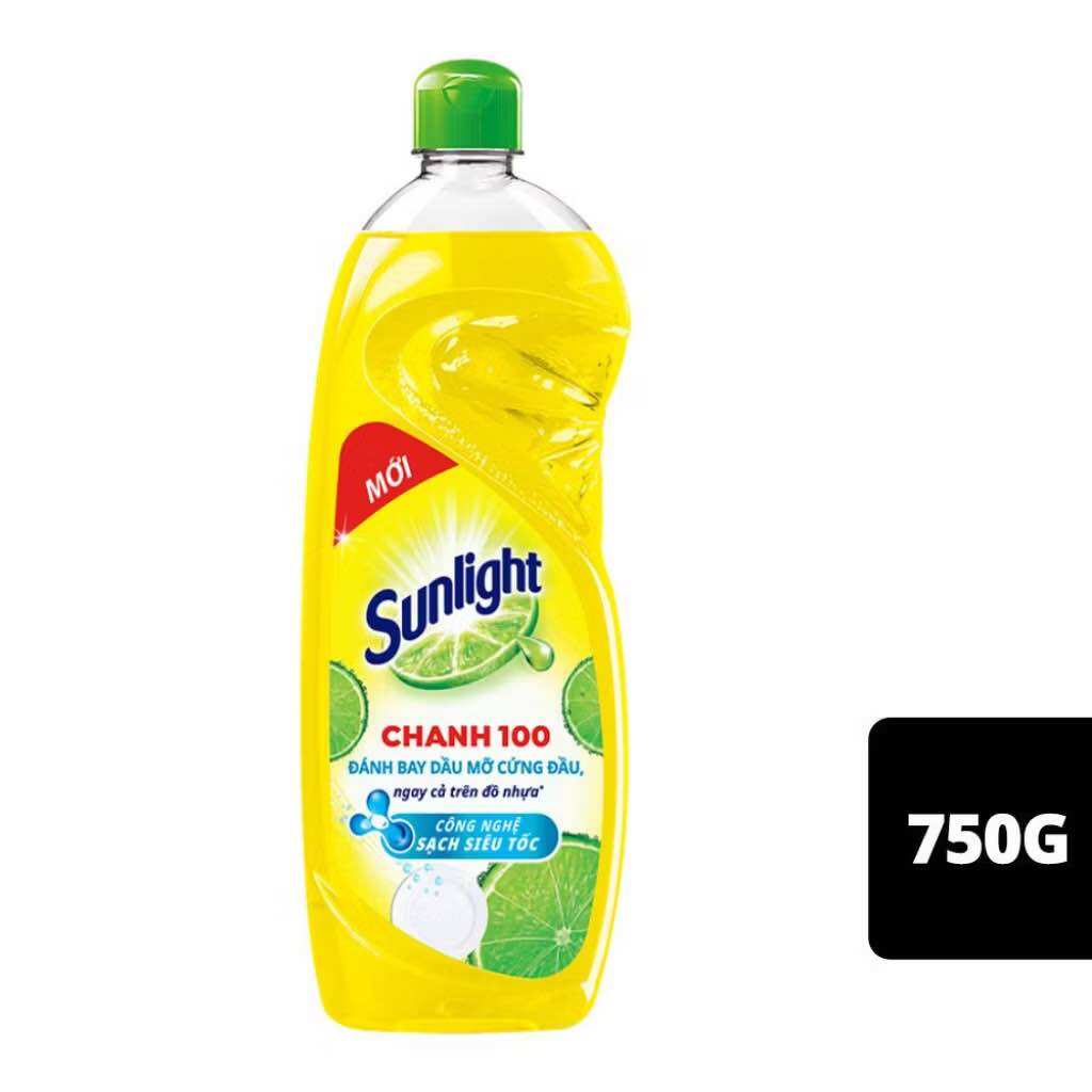 Chai nước rửa chén Sunlight (400-750ml) đủ các hương