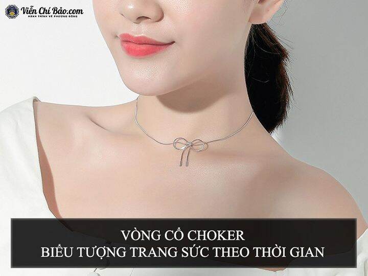 Vòng choker hình nơ MS256