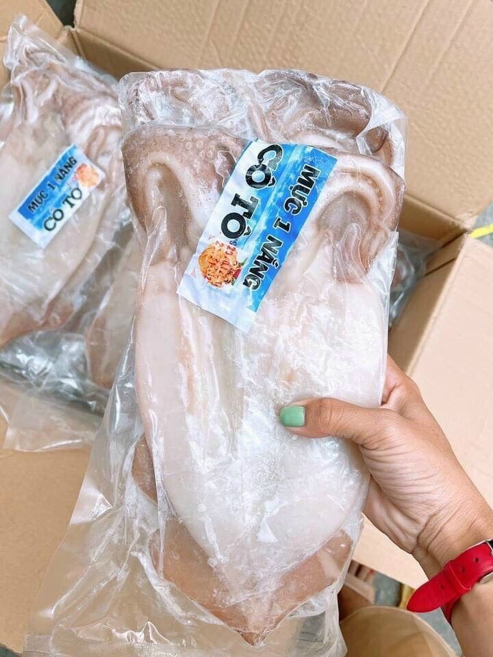 Mực 1 nắng bịch 1kg  ( giao hoả tốc tphcm )