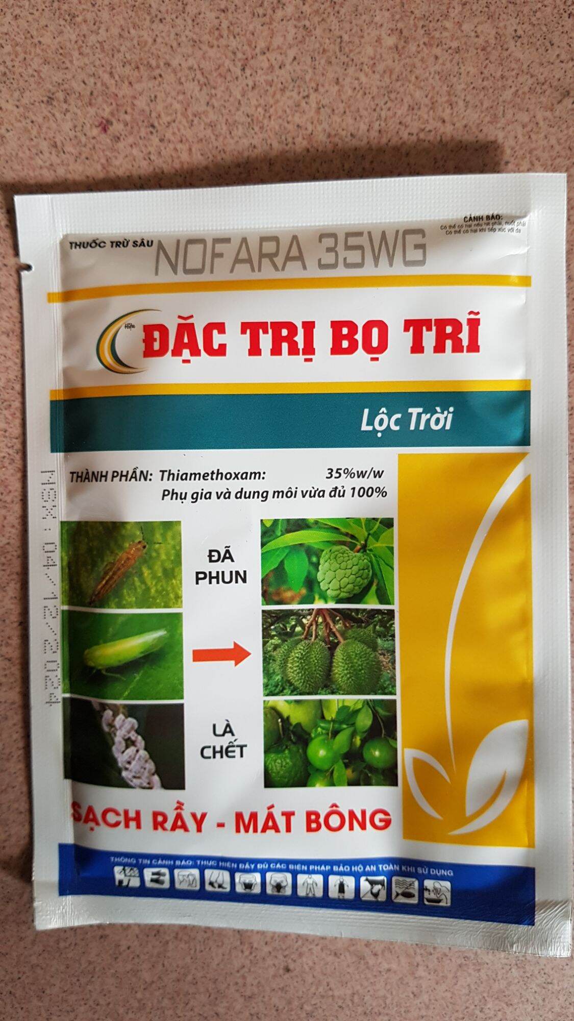 Thuốc trừ bọ trĩ rầy bọ nhảy sâu vẽ bùa (30gr) NOFARA 35WG