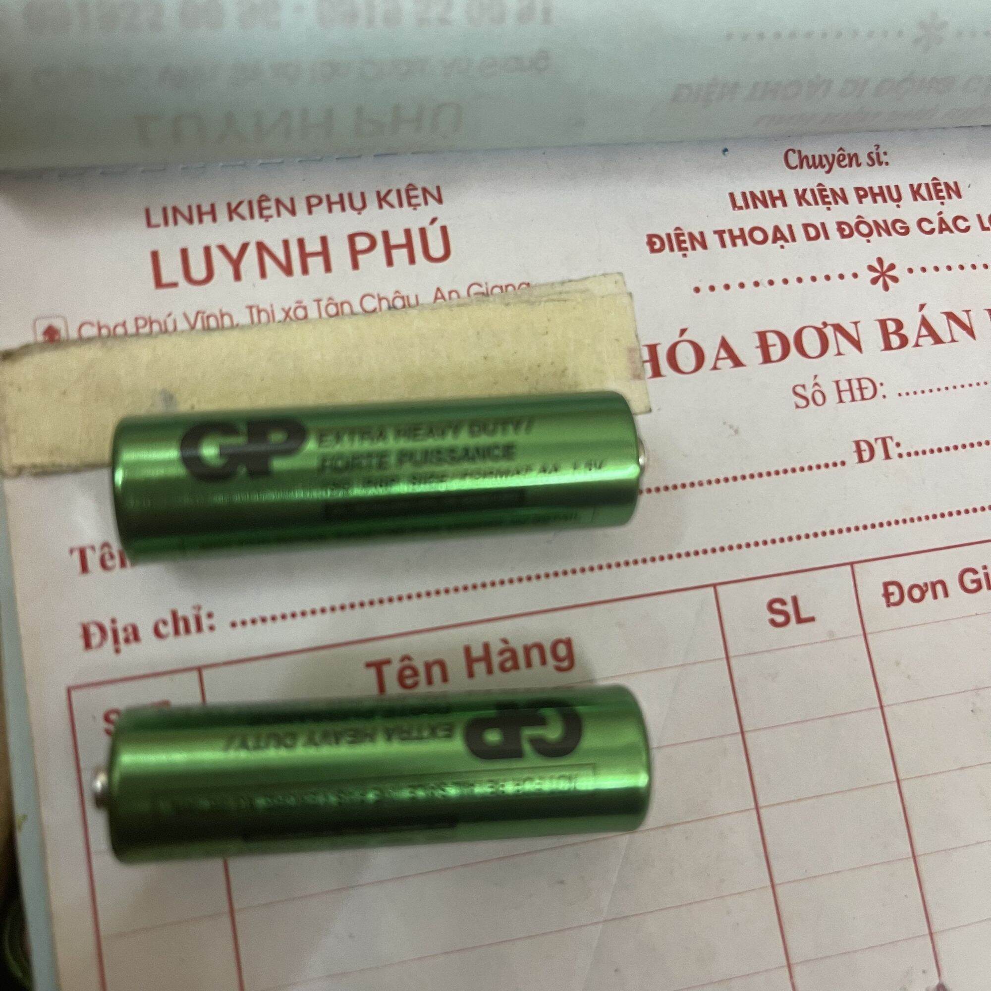 Combo 10 cục pin tiểu AA 2A GP Pin khô không chảy