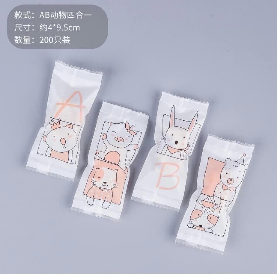( NHIỀU MẪU) Túi kẹo NOUGAT tệp 200c