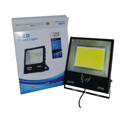 Đèn pha 50w 100w 200w ngoài trời siêu sáng, công suất thực, bảo hành 12 tháng