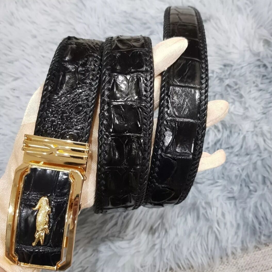 Dây lưng liền gù lưng cá sấu rộng 4.0cm