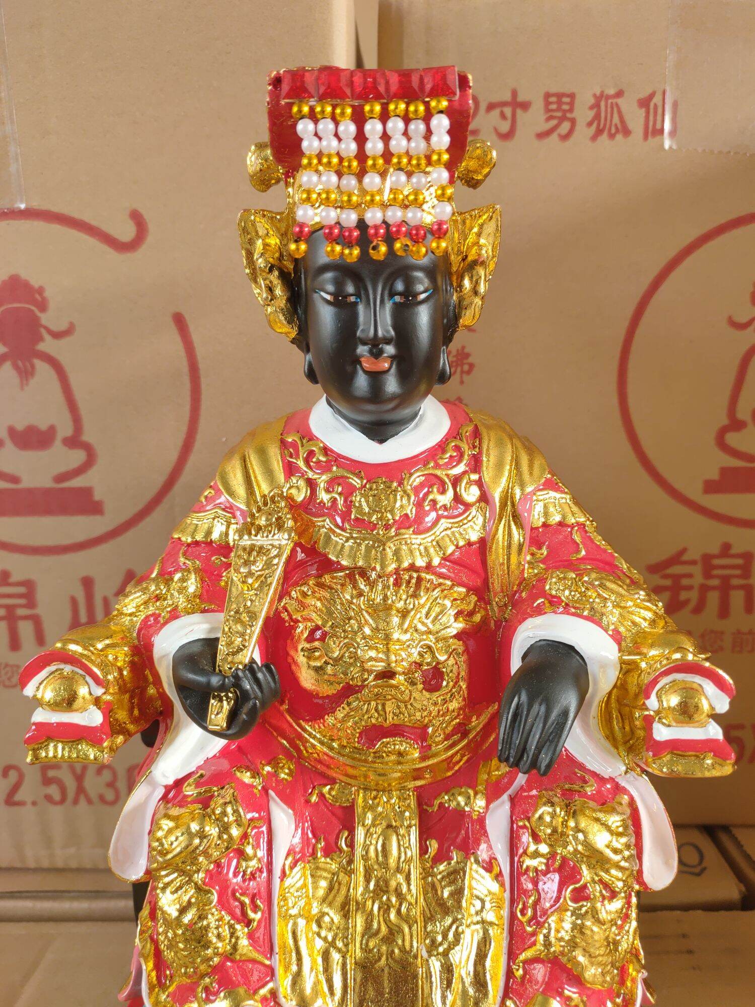 Tượng linh sơn thánh mẫu. bà đen 30cm