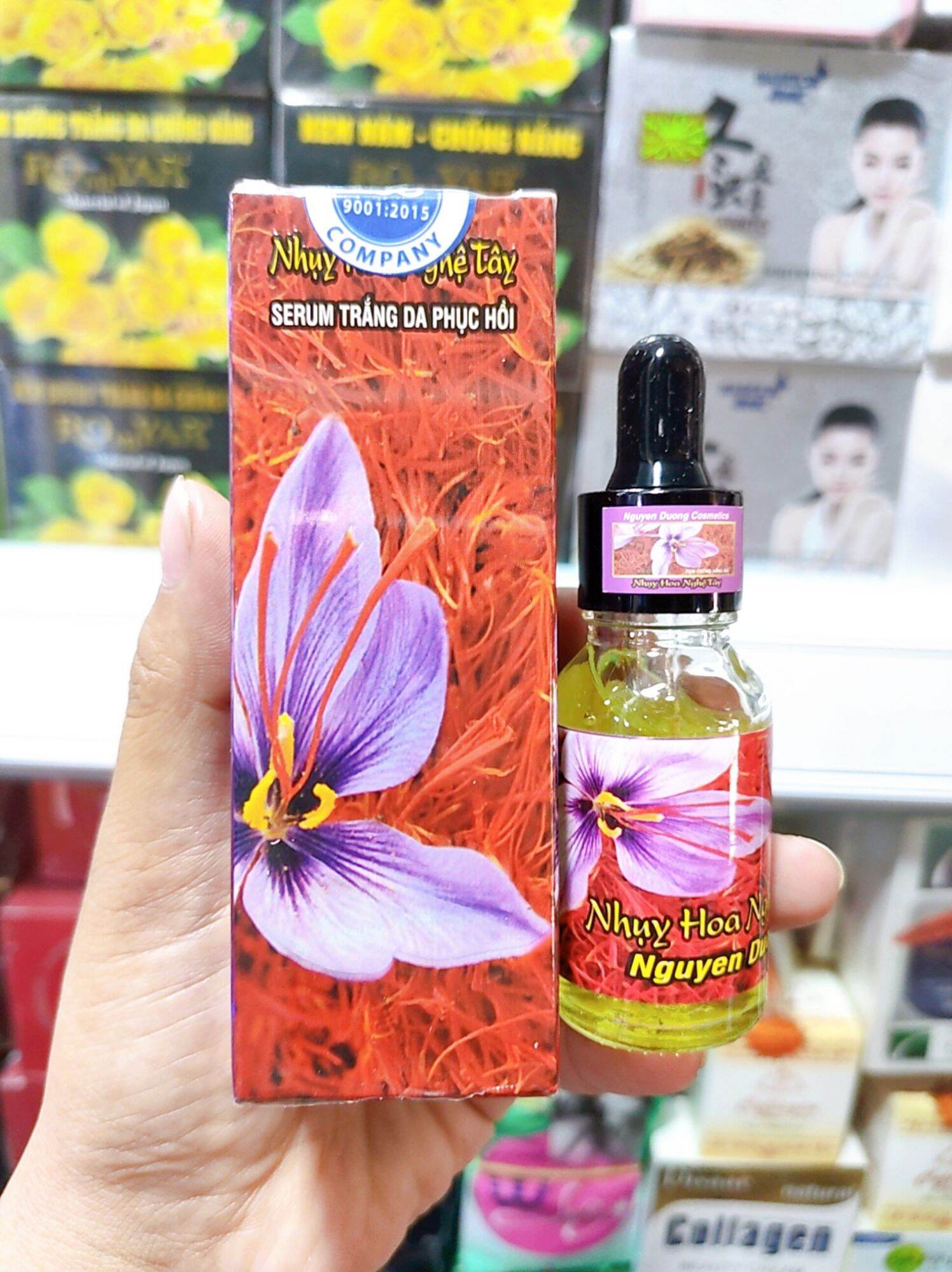 Serum Mụn Nám Phục Hồi Trắng Da Nhụy Hoa NGHỆ TÂY Cao Cấp 15ml