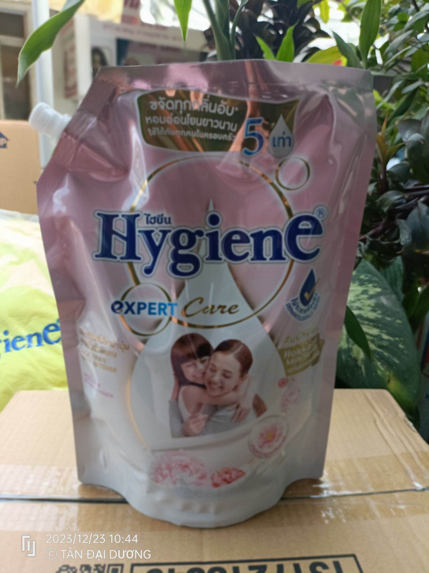 Nước xả vải đậm đặc Hygiene 1300ml Thái Lan - Hồng phấn