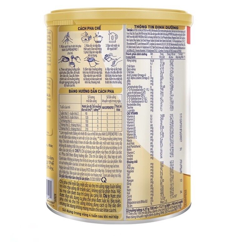 SỮA BỘT NAN SUPREMEPRO 1 - hộp 400gr