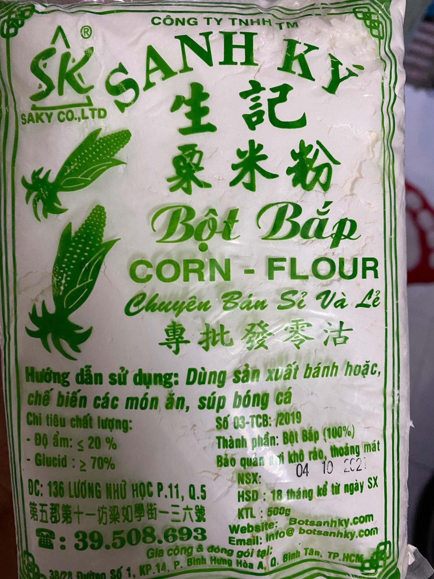 Bột Bắp Sanh Ký 500gr