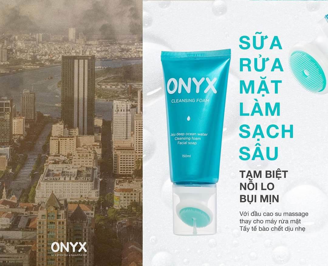 sữa rửa mặt Onyx cosmetics CEO ca sĩ Bảo Thy