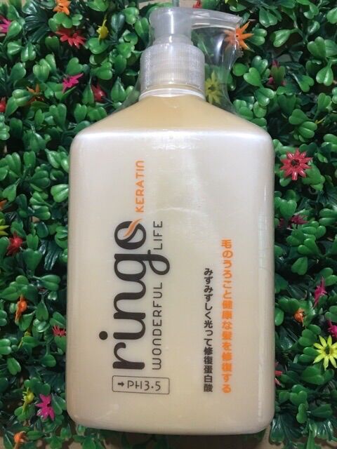 Siêu phẩm Phục hồi tóc hư tổn RINGO Keratin 550ml ( chính hãng )