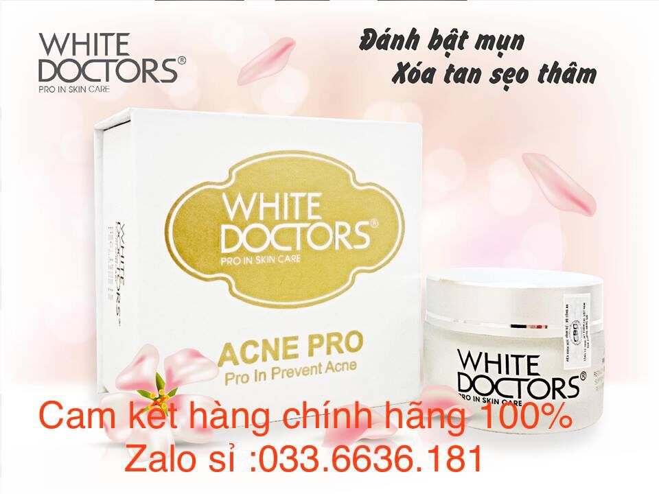 Kem white doctor acne pro hết mụn -xóa sạch sẹo thâm và sẹo rỗ hủ 25ml