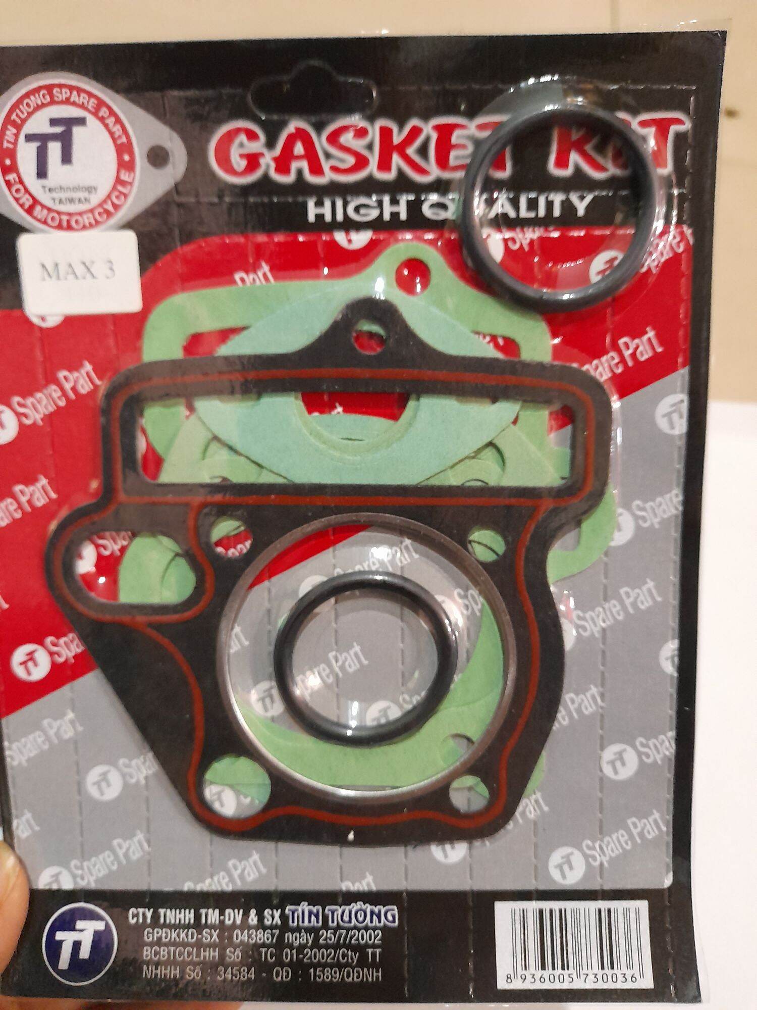 Bộ ron đầu Gasket xe Max nhật và Max Neo.