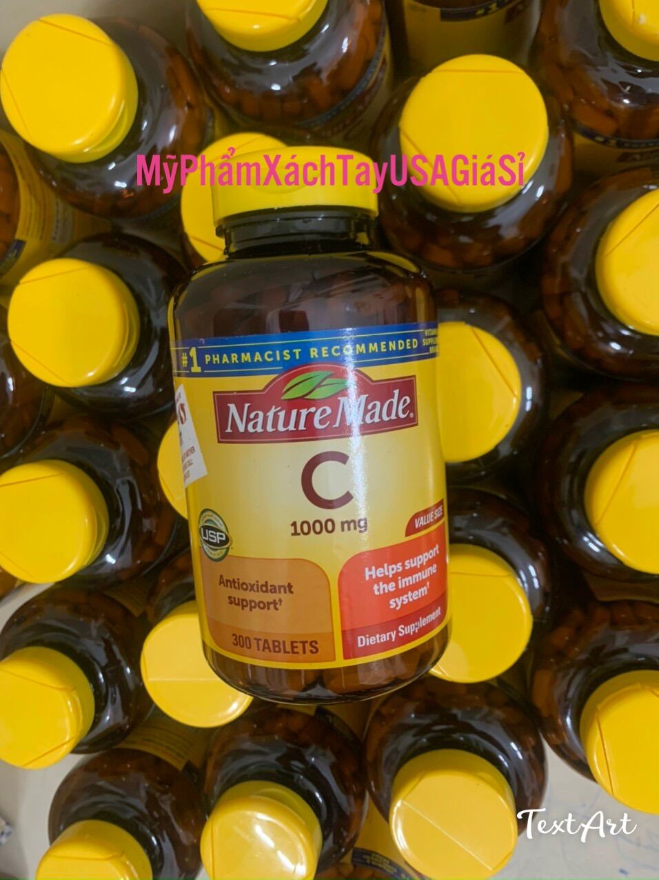 Viên bổ sung vitamin c nature made 1000mg,500mg usa