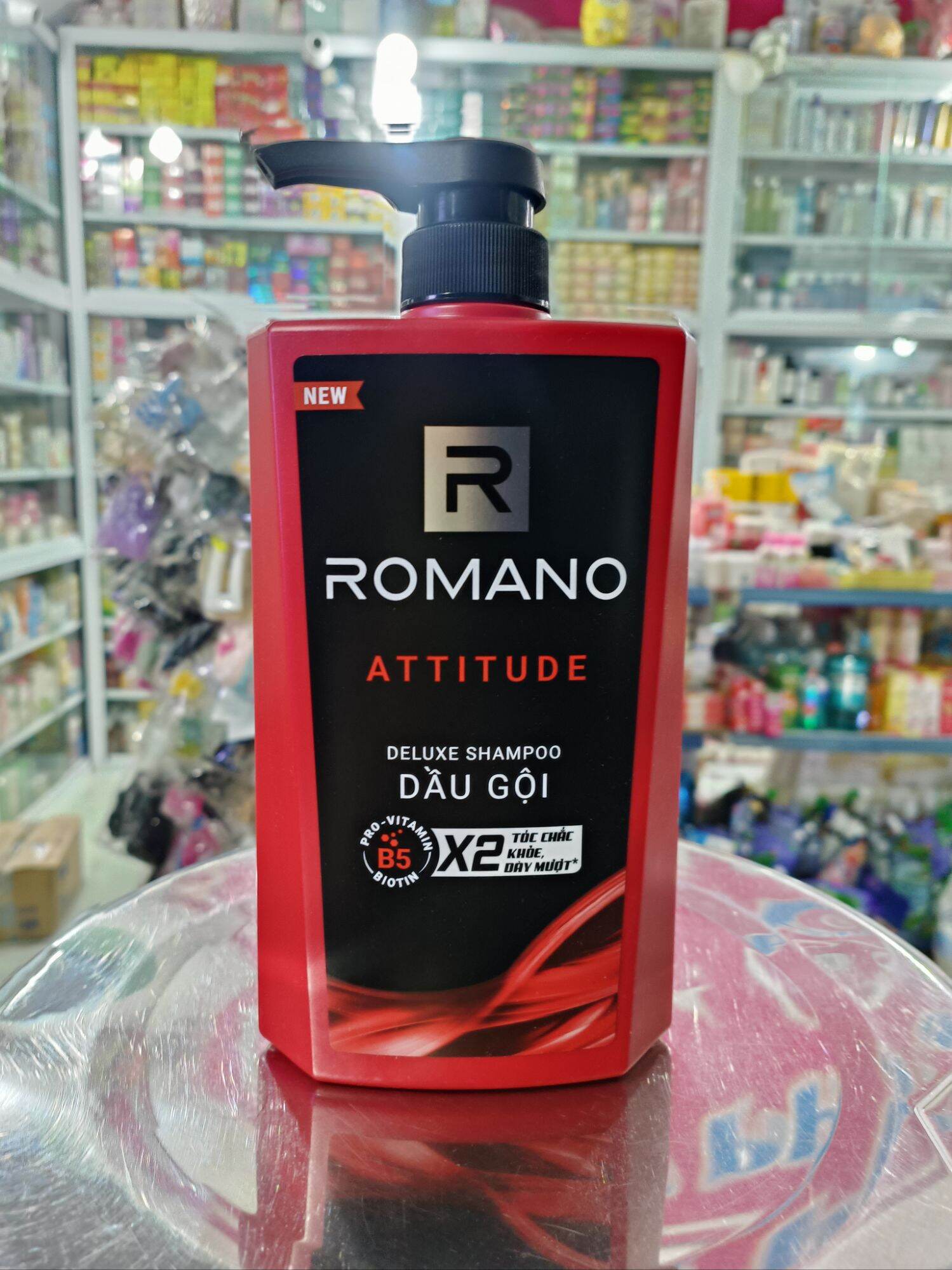 dầu gội romano hương nước hoa x2 đỏ 650g