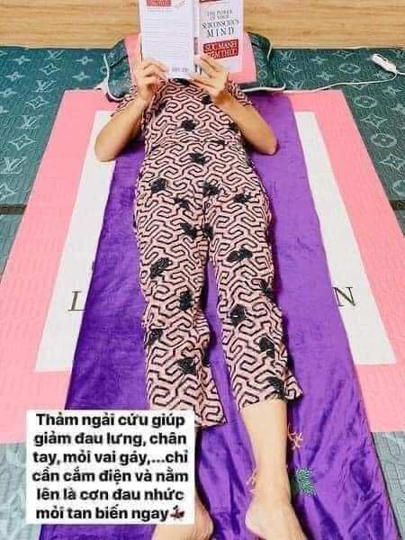 thảm ngải cứu , gối ngải cứu cắm điện thư giản