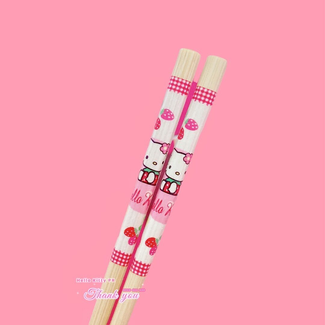[Freeship MAX] Đũa tre HelloKitty PR - Doremon Doraemon