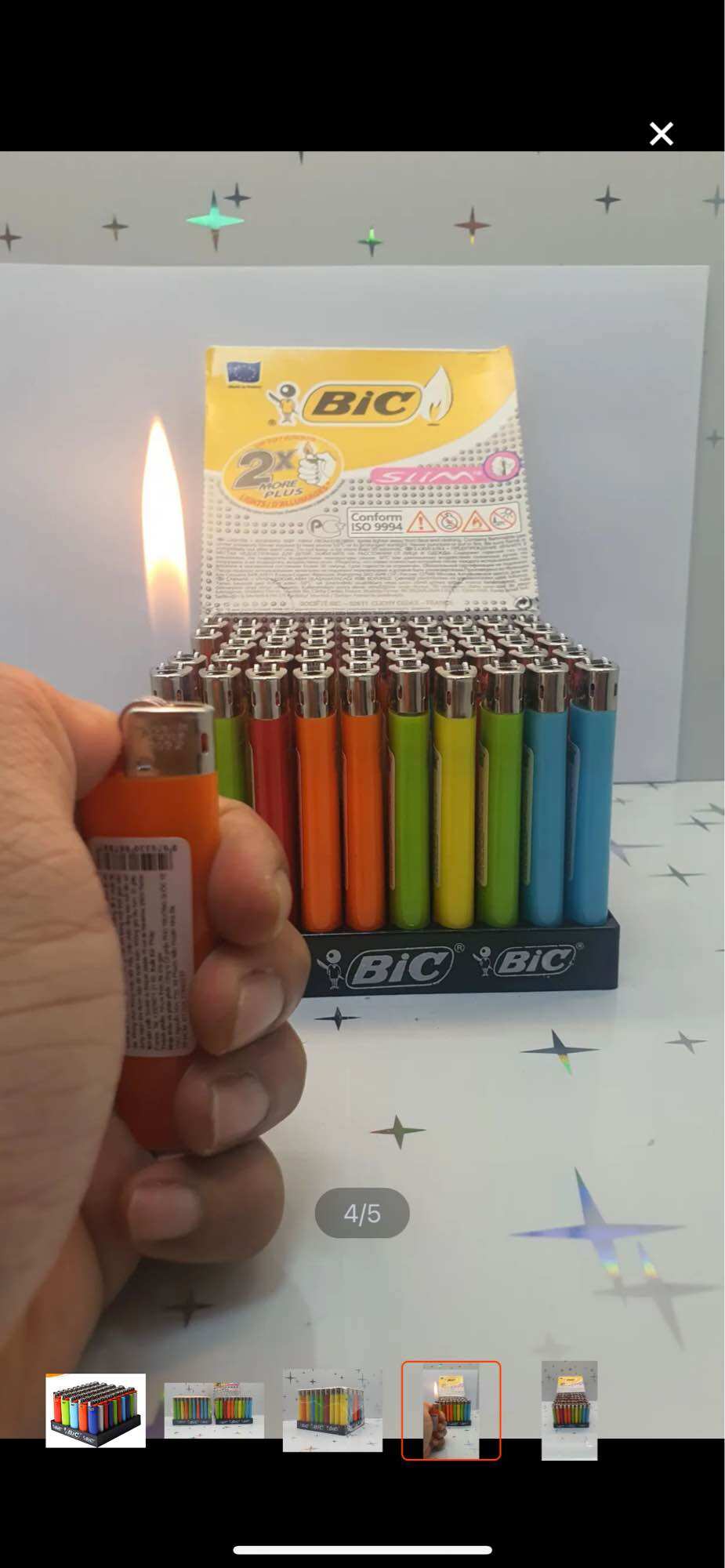 Bật lửa hộp quẹt bic j3 size trung chính hãng pháp, lửa nhạy, nhẹ bền, dùng tiện lợi hằng ngày