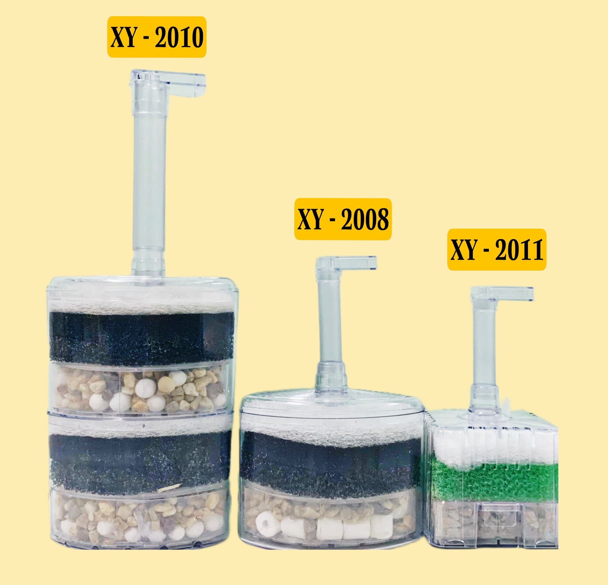 Lọc sủi vi sinh xinyou xy - 2008 , xy - 2010 , xy - 2011 - cho hồ cá cảnh , bể cá , thuỷ sinh