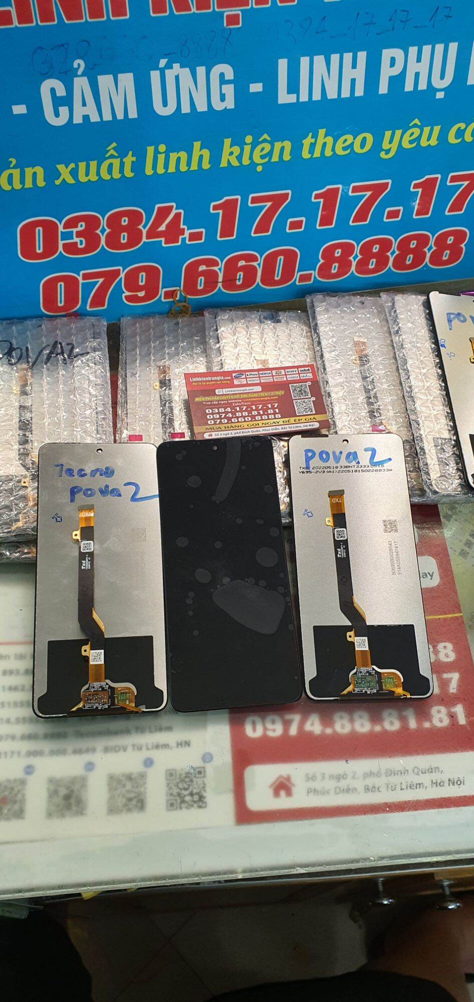 màn hình Tecno pova 2 /LE7/Pova 3 zin